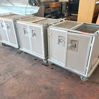 3 carrelli di servizio caldo/freddo usati