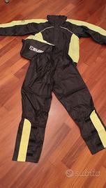 Completo giacca pantaloni antipioggia HEVIK Tg. L