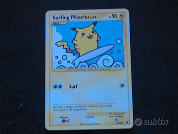 Pokemon Surfing Pikachu 114/111 Secret Rare Holo -