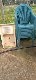 sedie da giardino verde /lavello d esterno