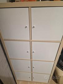 scaffale mobile kallax 