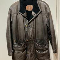 Giaccone uomo in pelle vintage tg.48 BullDog