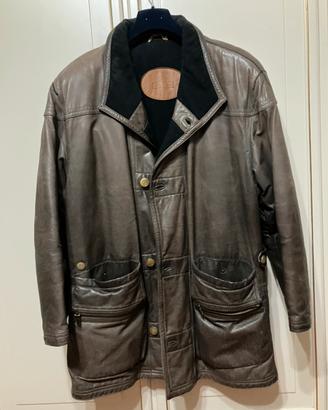 Giaccone uomo in pelle vintage tg.48 BullDog