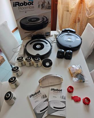 Roomba 581 e 560+Muri Virtuali+Telecomando e Varie