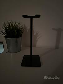 Stand cuffie da tavolo nero