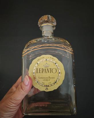 bottiglia vintage di Brandy de Jerez 