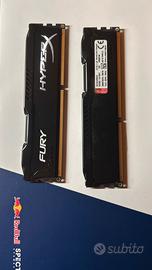 RAM DDR3 hyperx fury 8gb