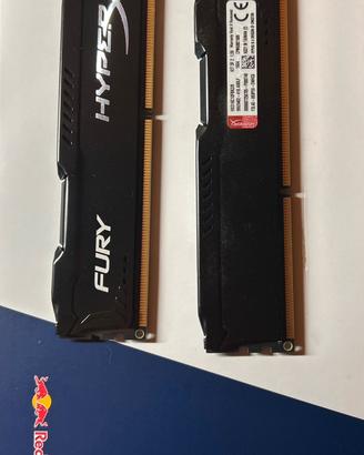RAM DDR3 hyperx fury 8gb