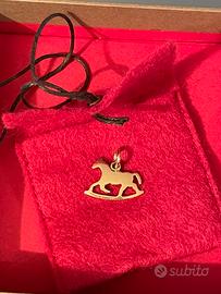 Dodo cavallo a dondolo oro 18 k / 2 grammi
