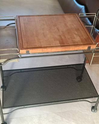 Carrello cucina con ruote carrellino portaoggetti