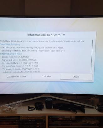 Smart Tv Samsung 49 pollici mod. UE49M6320