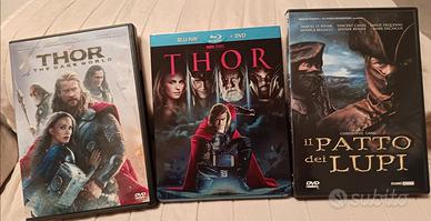 Blueray Thor e DVD Il Patto dei lupi
