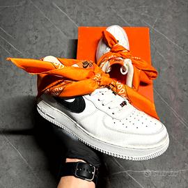 🔥 NIKE AIR FORCE 1 – CUSTOM BANDANA ORANGE EU42.5