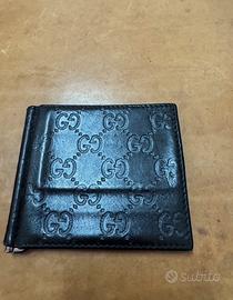 Porta carte Gucci originale in pelle motivo GG
