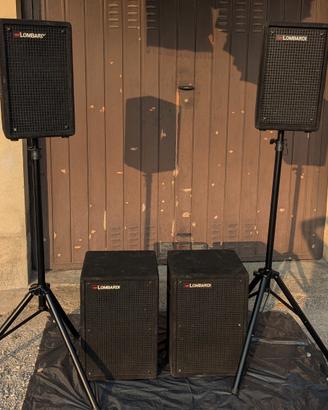 Lombardi Imp. Vintage Passivo + Ampli + Crossover
