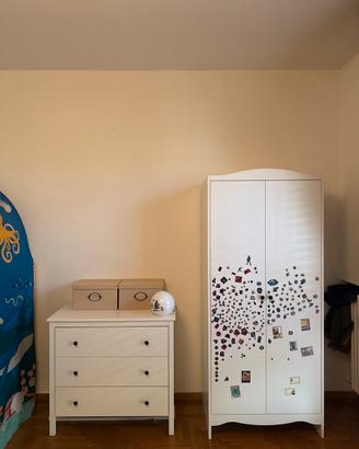 Cassettiera + armadio ikea cameretta bambini