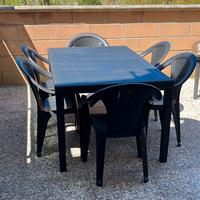 Tavolo rettangolare allungabile da esterno