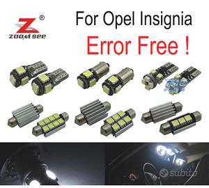 KIT 20 LAMPADE LED INTERNE PER OPEL INSIGNIA