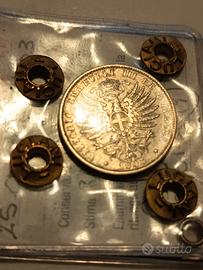 25 centesimi 1903 raro periziato in bb