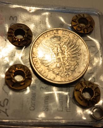 25 centesimi 1903 raro periziato in bb