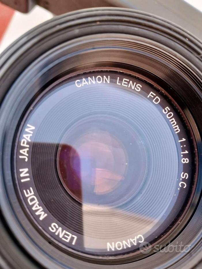 Canon FD 50mm F1.8 Vintage Prime Lens In Good Working Condition TESTED WORKS - Foto 8