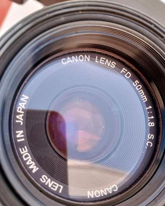 obiettivo canon fd 50mm 1.8
