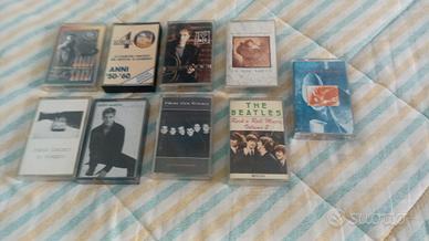 Lotto 9 Audiocassette, generi musicali misti.