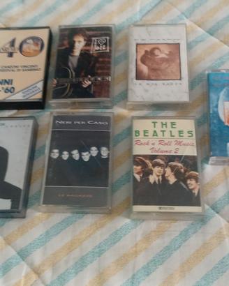 Lotto 9 Audiocassette, generi musicali misti.