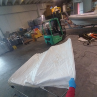 Tendalino per gommone o barca, bimini