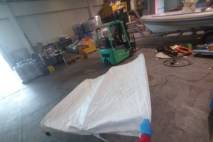 Tendalino per gommone o barca, bimini