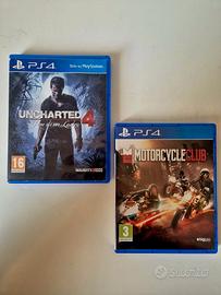 Uncharted 4 + Motorcycle club - PS4