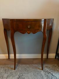 console in legno con 1 cassetto