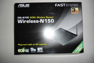 Modem ADSL Netgear+Modem ADSL Asus(n.2 abbinati)