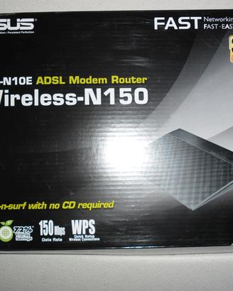 Modem ADSL Netgear+Modem ADSL Asus(n.2 abbinati)