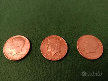 MEZZO DOLLARO U.S.A. ARGENTO 1964/66