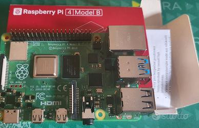 RASPBERRY P4 1 GB NUOVO CON COVER