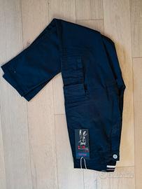 Pantaloni cargo blu