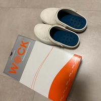 Zoccoli sanitari unisex Wock Clog 02 blu bianco 38