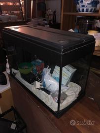 Acquario completo di accessori