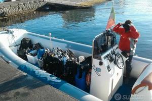Gommone bwa diving