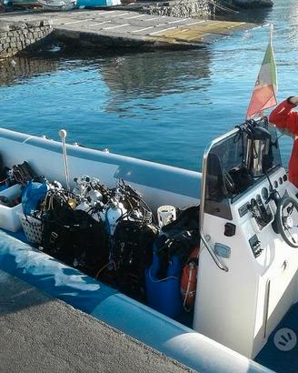 Gommone bwa diving