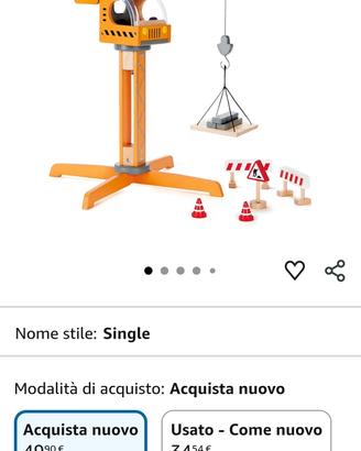 Hape Set Gru – Costruisci il Tuo Cantiere