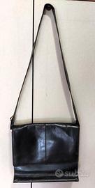 Borsa Manzoni Accessories Nera Pelle