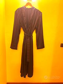 Vestaglia donna blu lunga taglia 46/48