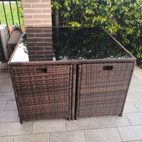 Set tavolo da giardino 4-8 posti