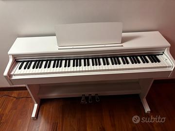 pianoforte  yamaha digitale bianco