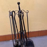 Strumenti per caminetto e. Stufa