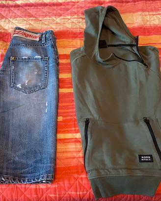 Maglie felpa polo bermuda