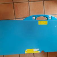 Valigetta picnic e tavolino letto/divano