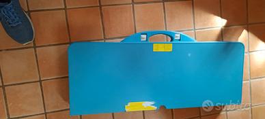 Valigetta picnic e tavolino letto/divano